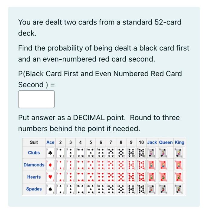 What is a black card in a deck? Leia aqui What is a black card in card