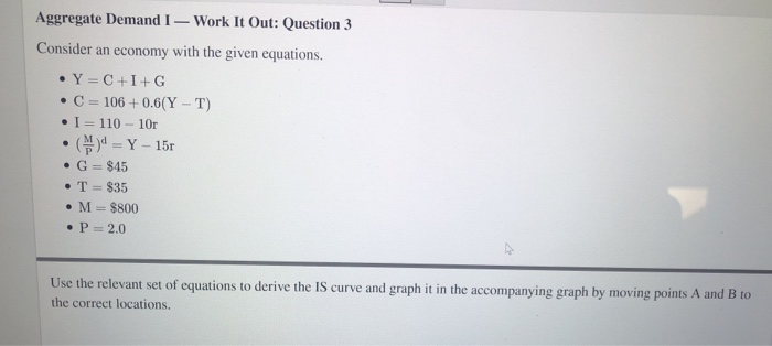 solved: all else equal, a decrease in aggregate... Solved Aggregate Demand I - Work It Out: Question 3 Consider | Chegg.com