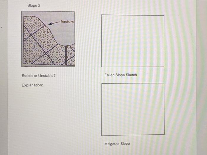 Solved Mass Wasting Lab For Each Of The Three Slopes Shown, | Chegg.com