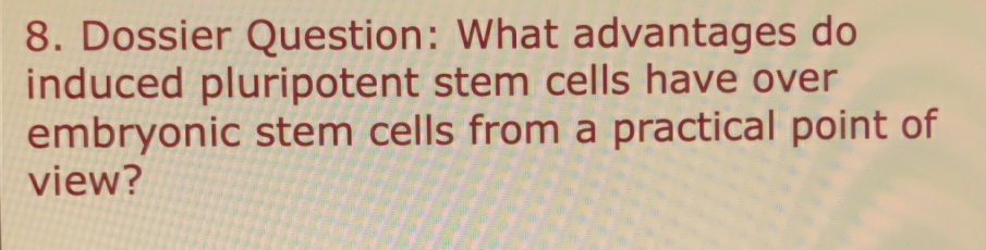 Solved Dossier Question: What advantages do induced | Chegg.com