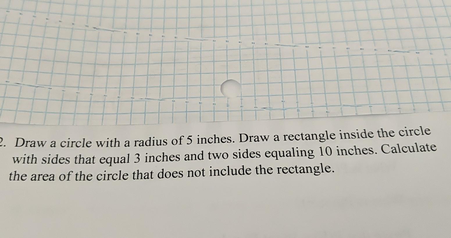 area of circle with radius of 5 inches