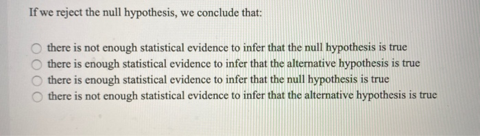 reject the null hypothesis conclusion example