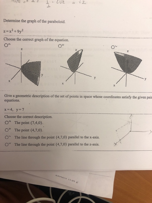 Solved Ila Ot 4 1 2 2 Determine The Graph Of The Chegg Com