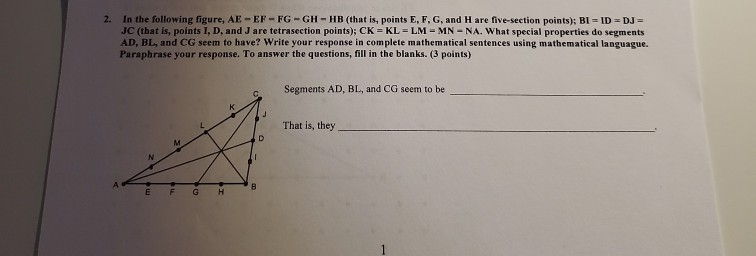 Solved In The Following Figure Ae Ef Fg Gh Hb That Is P Chegg Com