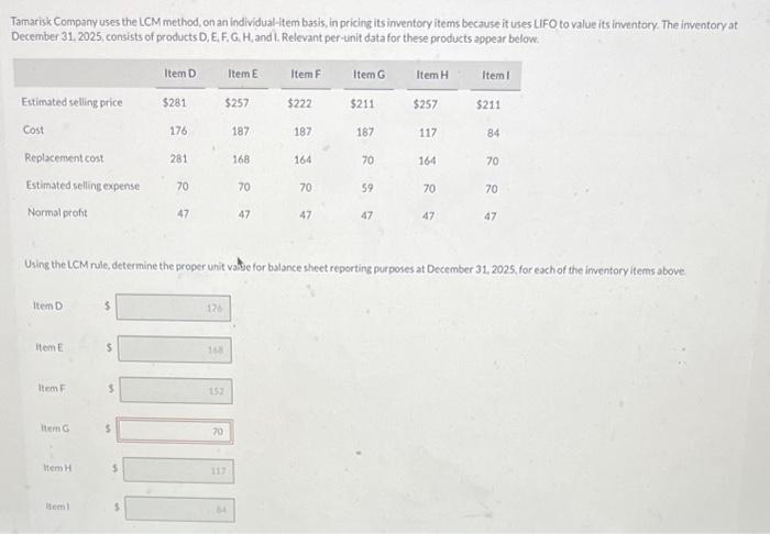 Solved Using the LCM rule, determine the proper unit value | Chegg.com