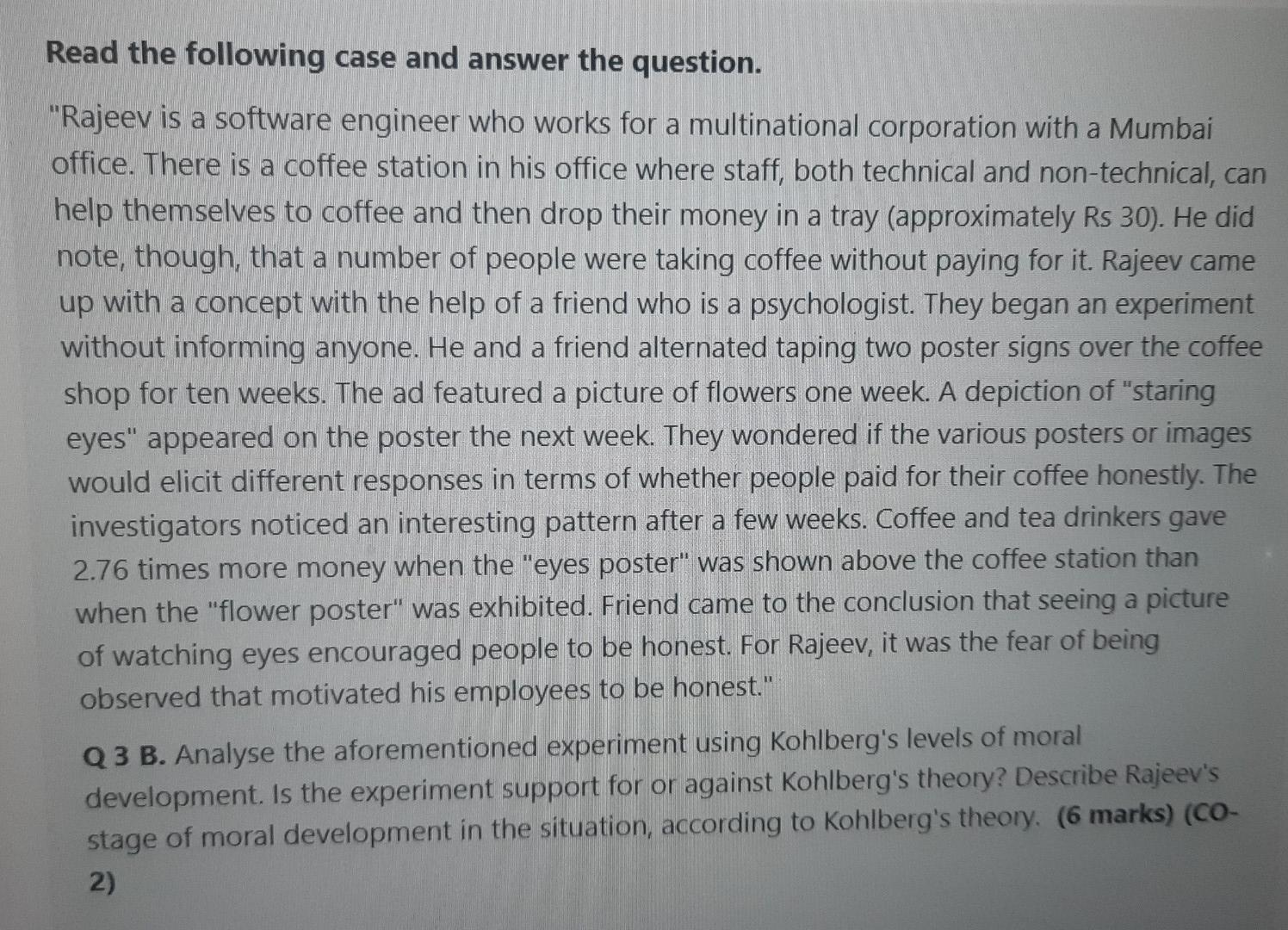 Solved Read the following case and answer the question. a a | Chegg.com