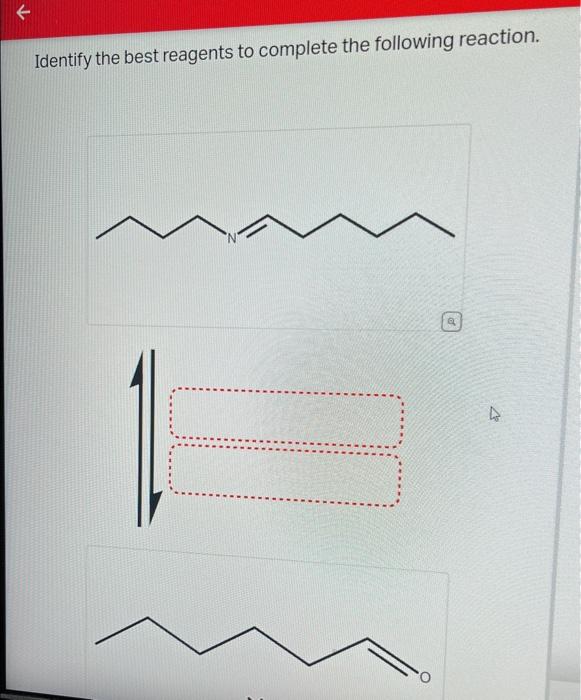 Identify the best reagents to complete the following reaction.