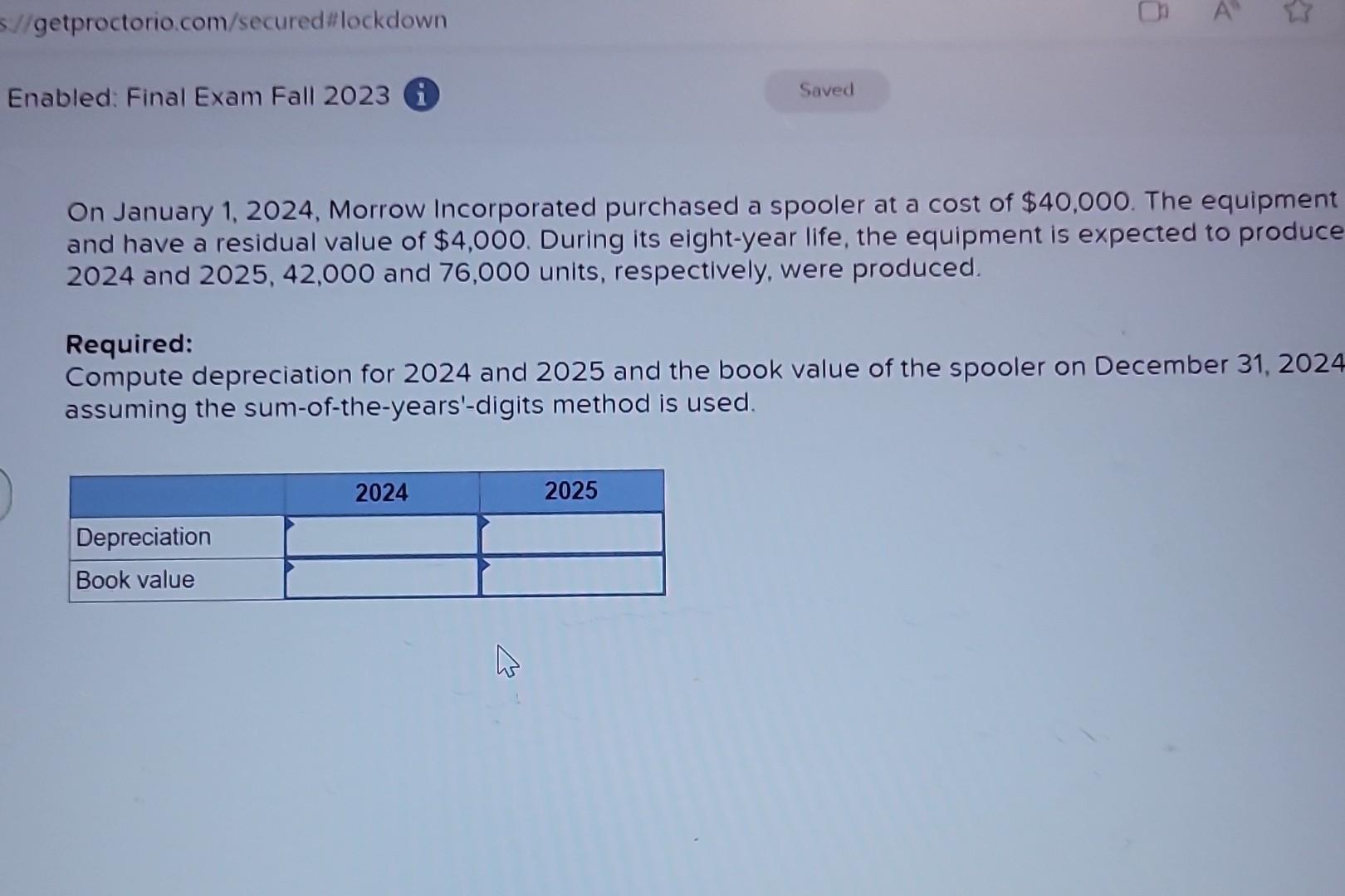 Solved On January 1, 2024, Morrow Incorporated purchased a