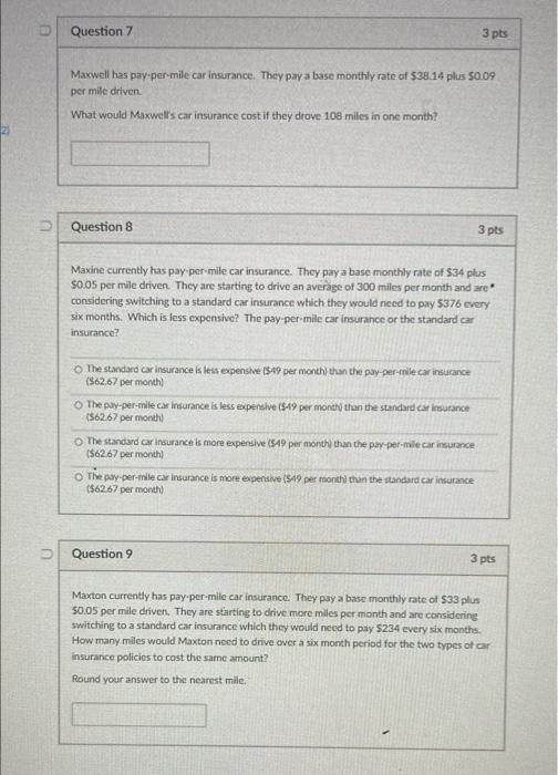 Solved Question 1 3 pts Use the properties of quality to | Chegg.com