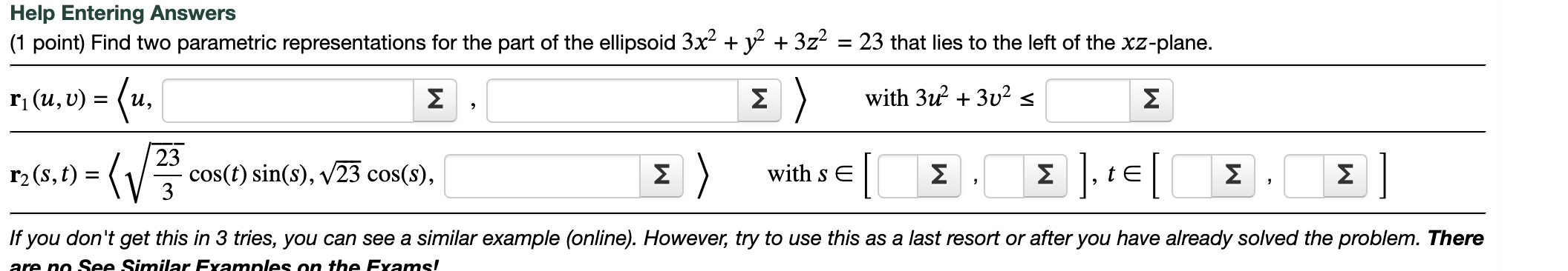 Solved If you don't get this in 3 ﻿tries, you can see a | Chegg.com