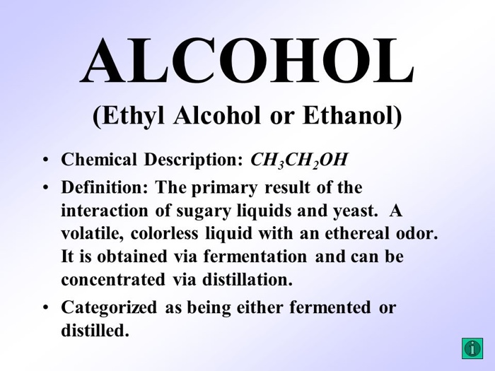 What is the Meaning of Ethyl Alcohol?