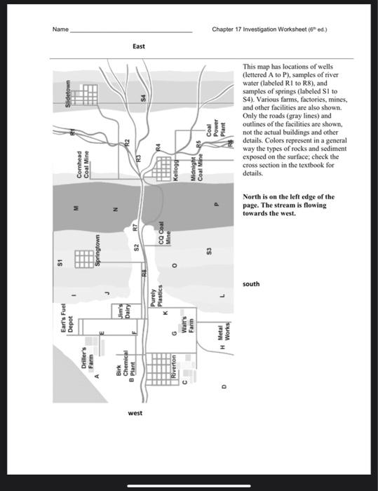 Solved Name Chapter 17 Investigation Worksheet (6 ed.) East