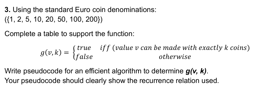 Solved In ﻿Python Using the standard Euro coin | Chegg.com