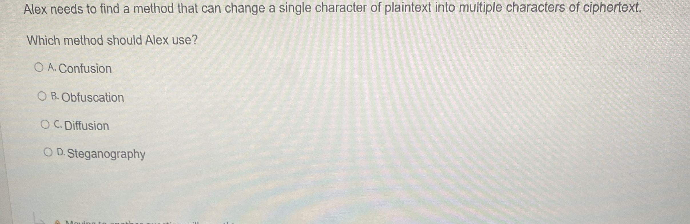 Solved Alex needs to find a method that can change a single | Chegg.com