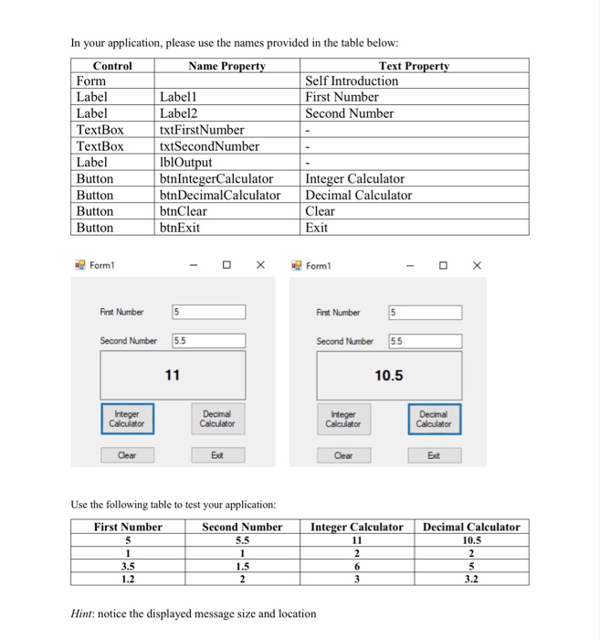Solved Create calculator that reads two numbers, add them | Chegg.com