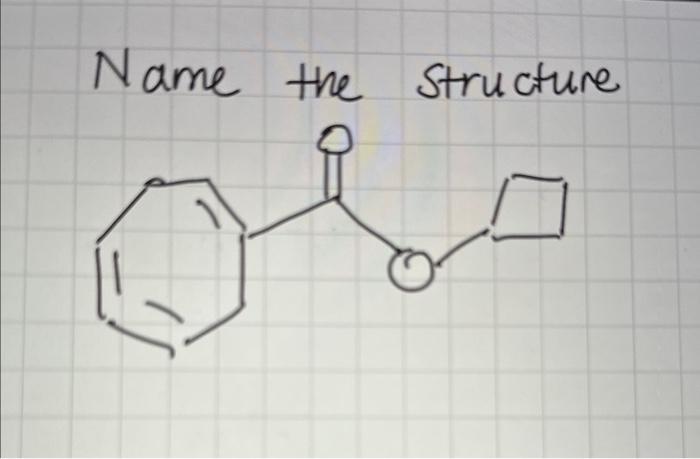 Solved Name the Structure | Chegg.com