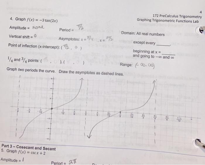 More 72 172 Precalculus Trigonometry Graphing Chegg Com