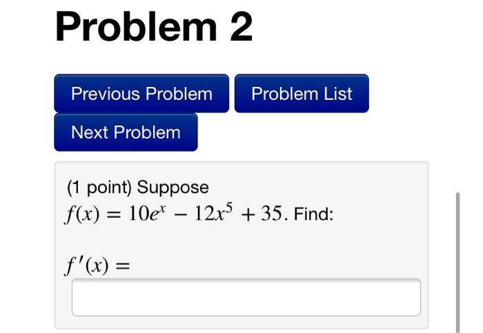 Solved Problem 1 Previous Problem Problem List Next Problem | Chegg.com