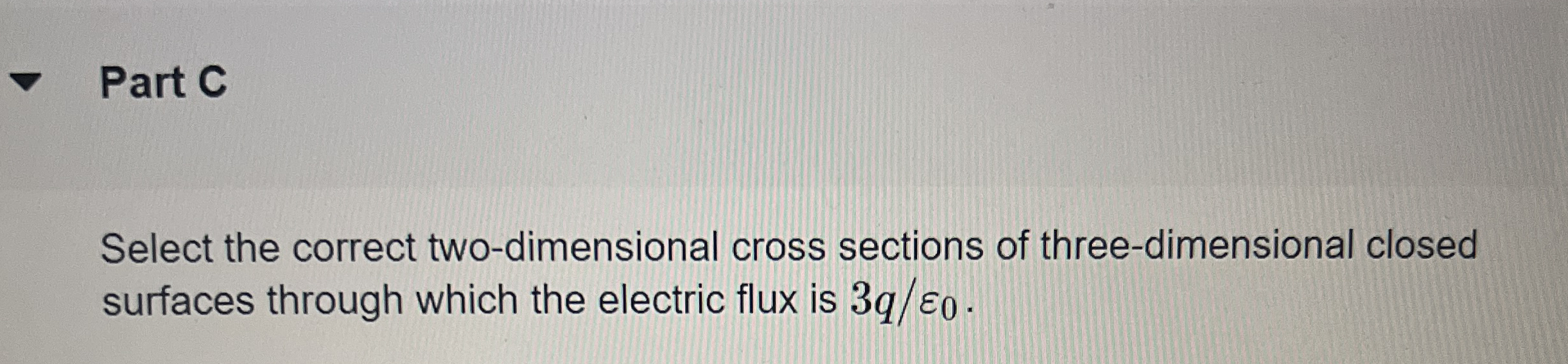 Part CSelect the correct two-dimensional cross | Chegg.com