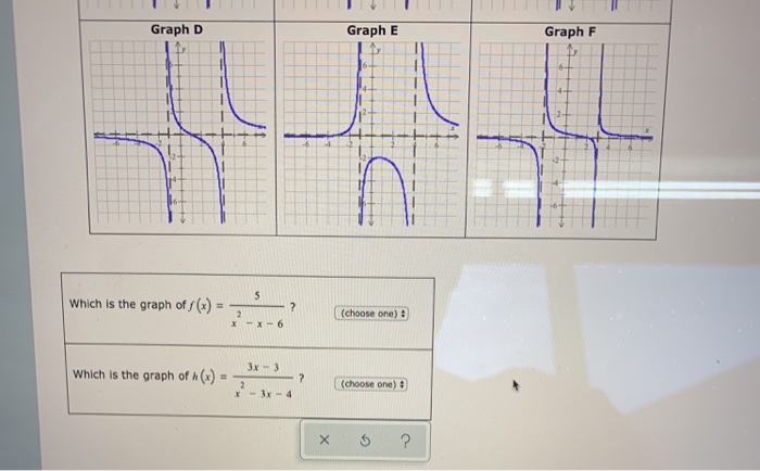 Solved Consider the following rational functions. f(x) = 5 | Chegg.com
