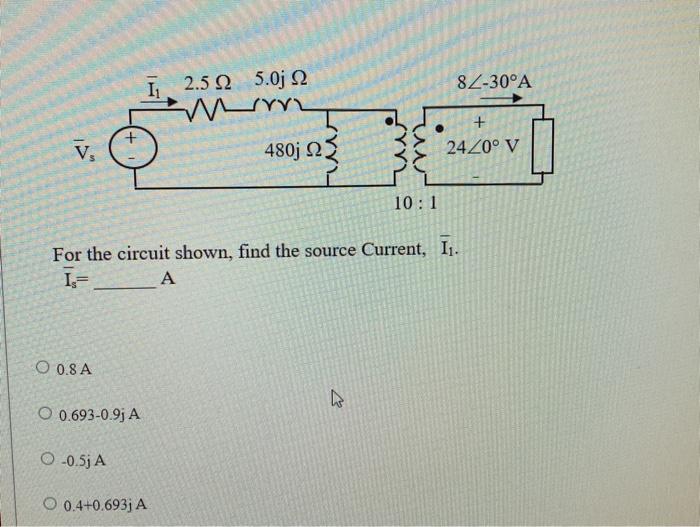 Solved LLI M-72 mH L' L - 8 mH M 800 mH 1:8 The mutually | Chegg.com