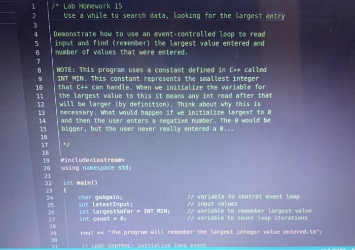 Solved // Lab Homework 12 // Using a switch statement to | Chegg.com