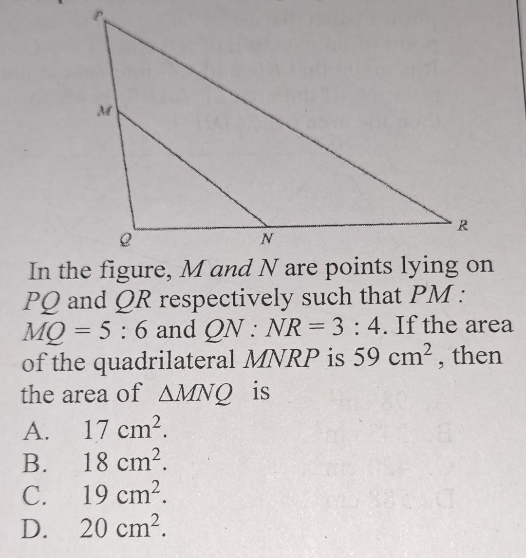 Solved I don't understand similar plane figures and ratios. | Chegg.com