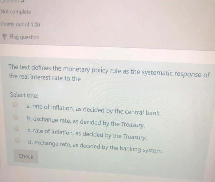 The flat inflation adjustment line reflects the idea | Chegg.com