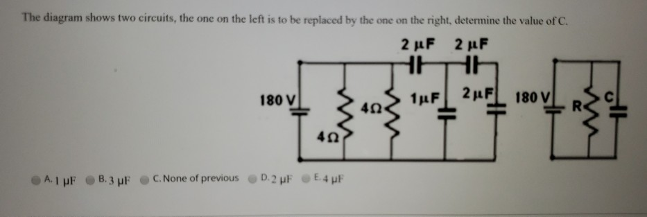 Solved The diagram shows two circuits, the one on the left | Chegg.com