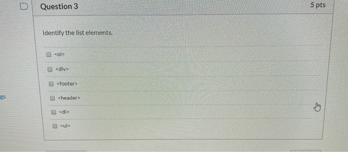 Solved Question 1 5 pts This process is improved with the | Chegg.com