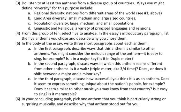 write a paragraph for each country: Brazil, Paraguay, | Chegg.com