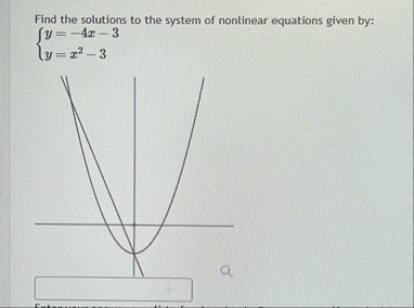 Solved Find the solutions to the system of nonlinear | Chegg.com