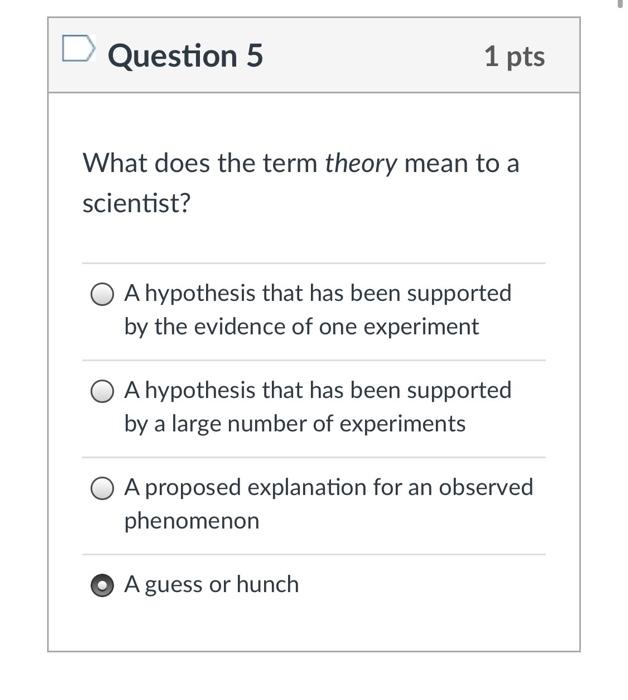 What Does The Term Theory Mean To A Scientist