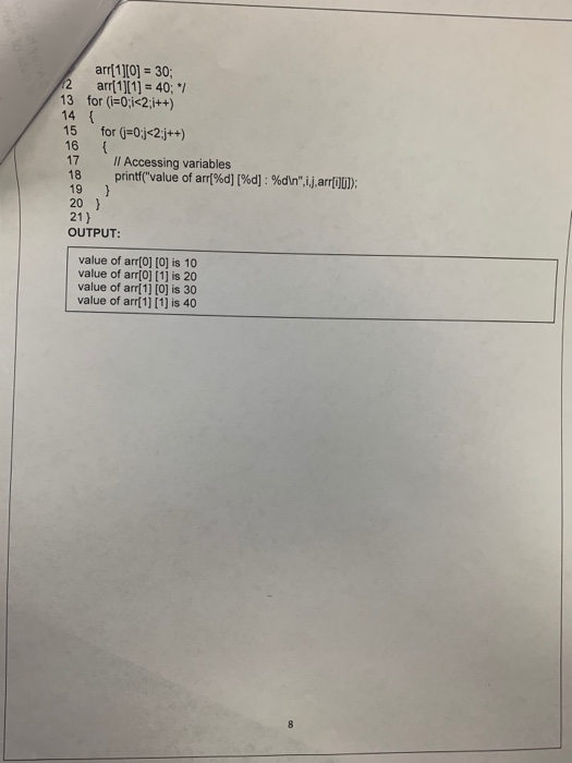 Solved PROGRAM 2: Write a C Program that initializes and an | Chegg.com