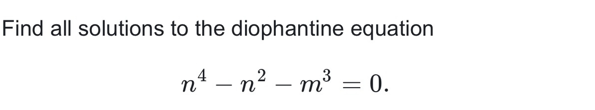 Solved Find All Solutions To The Diophantine | Chegg.com