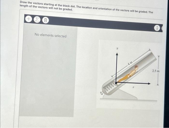 Draw the vectors starting at the black dot. The | Chegg.com