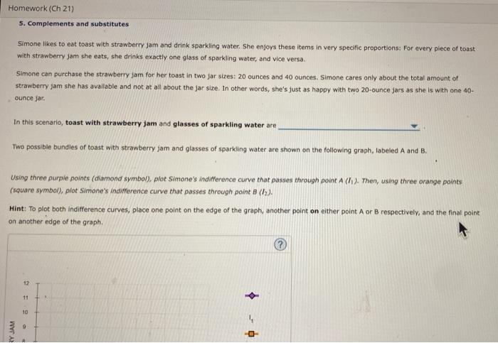 Solved Simone Likes To Eat Toast With Strawberry Jam And | Chegg.com