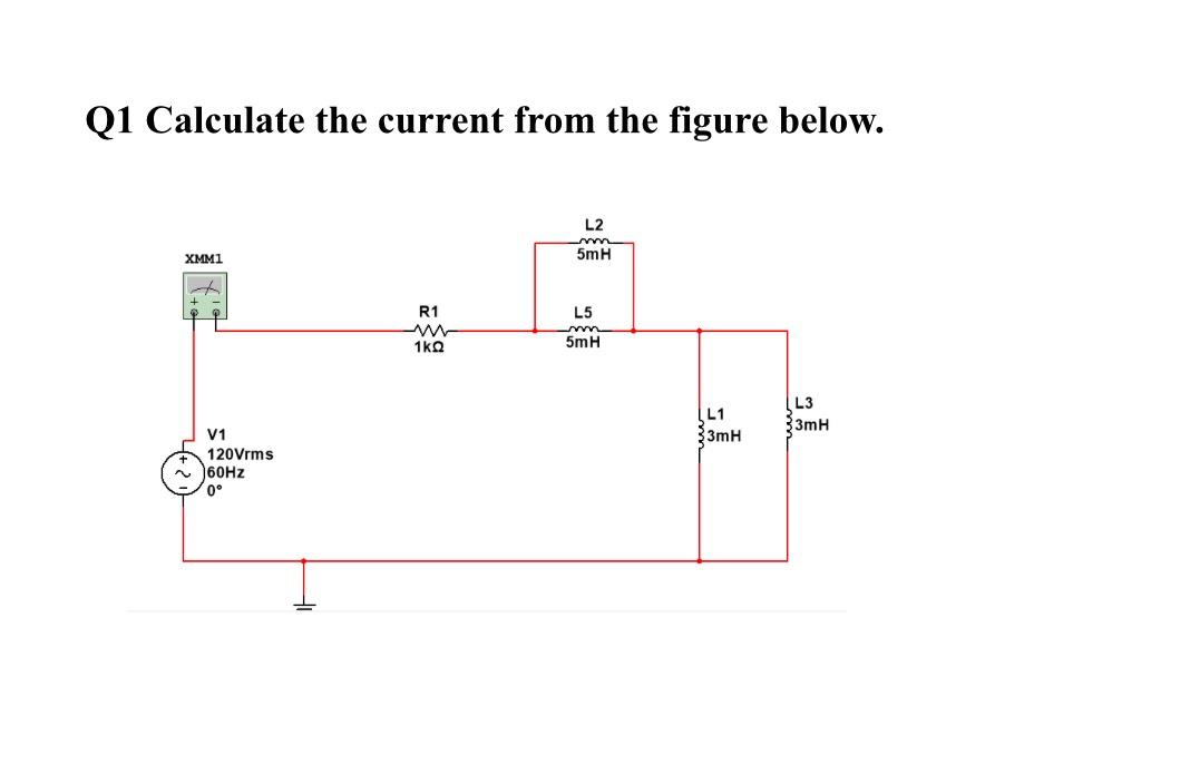 Solved Q1 ﻿Calculate The Current From The Figure Below. | Chegg.com