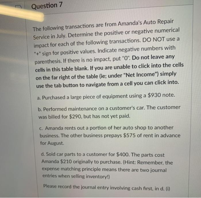 Solved Question 8 1 pts Using the information provided in | Chegg.com