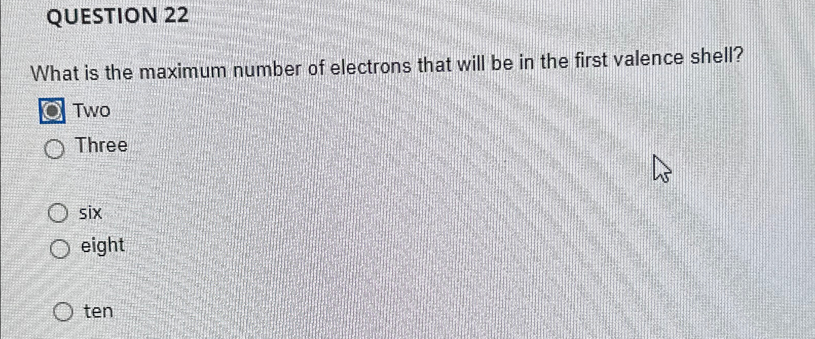 what is the maximum amount of electrons in the first shell