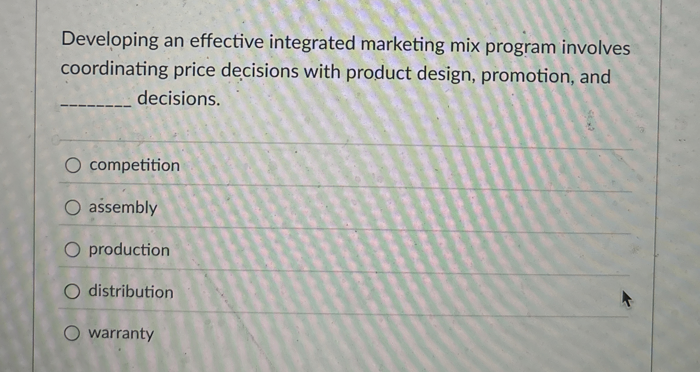 Solved Developing an effective integrated marketing mix