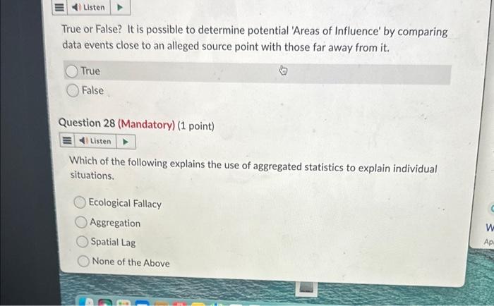 Solved True or False? It is possible to determine potential | Chegg.com