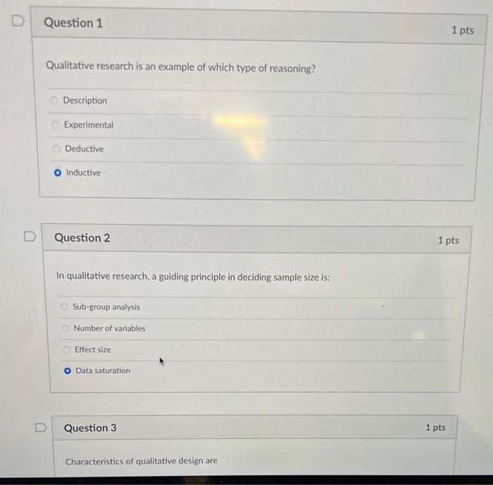 qualitative research usually uses deductive reasoning