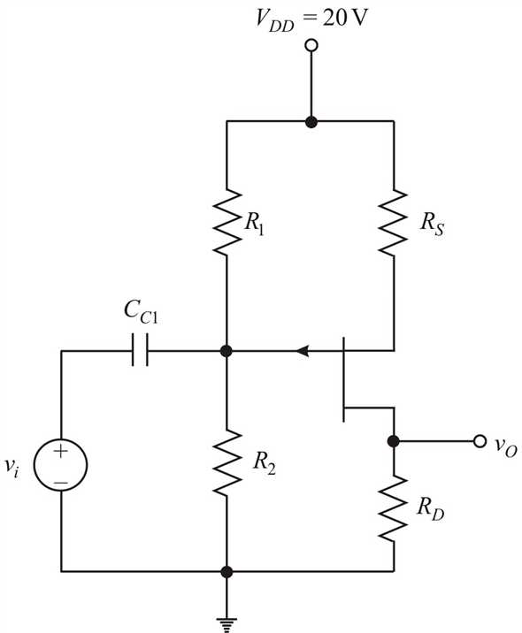 Solved The pchannel JFET commonsource amplifier in Figure P4.79