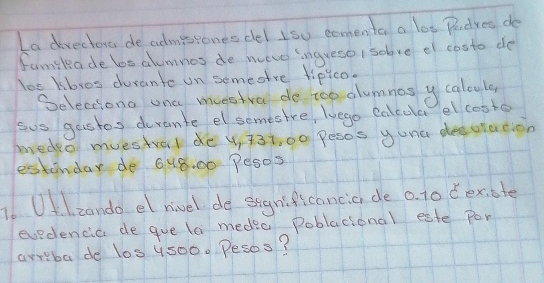 La divectora de admisiones del isu comenta a los Padres de familia de los alumnos de nuevo ingreso 1 sobve el costo de los li