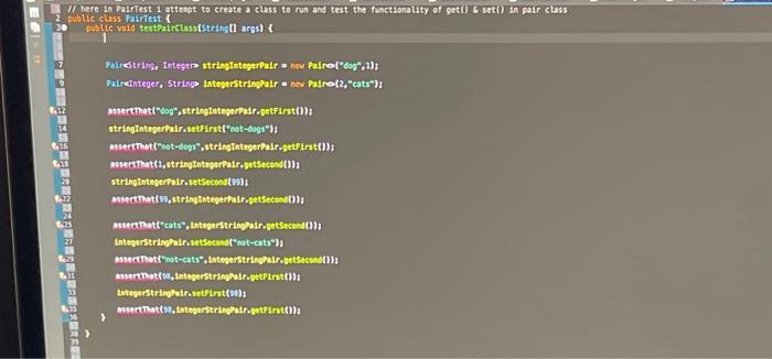 Solved Create a Generic Class Assignment Instructions | Chegg.com