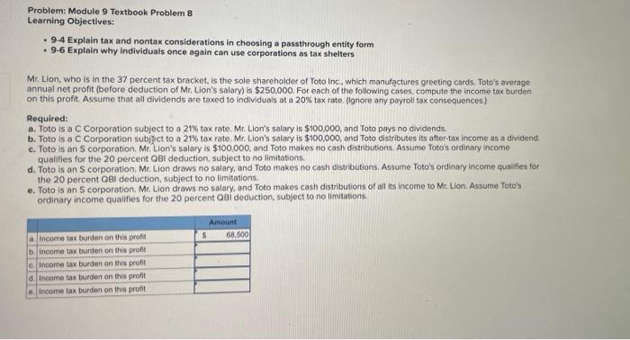Solved Problem: Module 9 Textbook Problem 8 Learning | Chegg.com