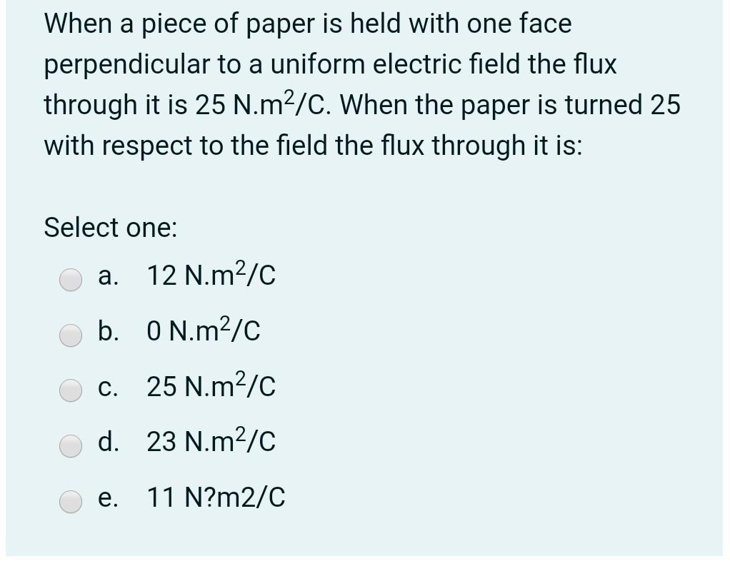 solved-when-a-piece-of-paper-is-held-with-one-face-chegg