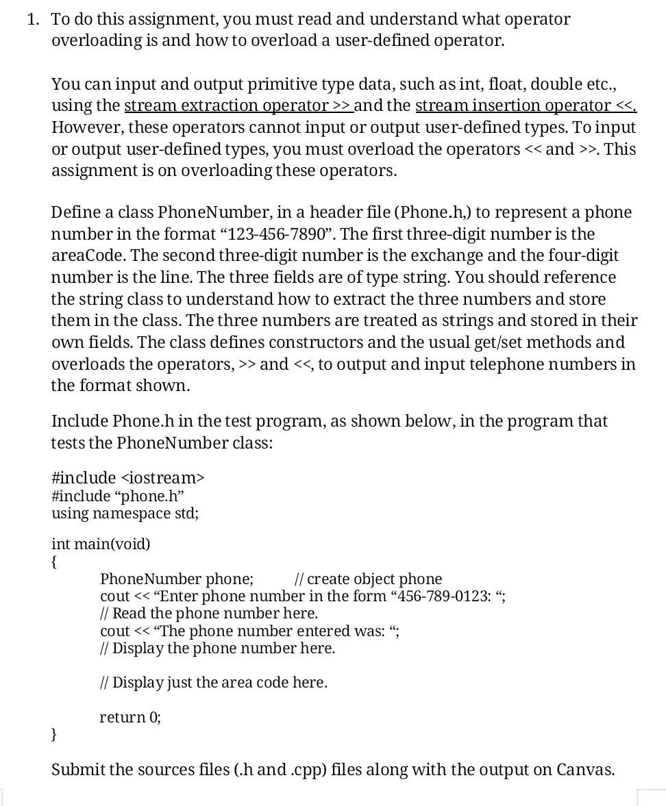Solved 1. To do this assignment, you must read and | Chegg.com