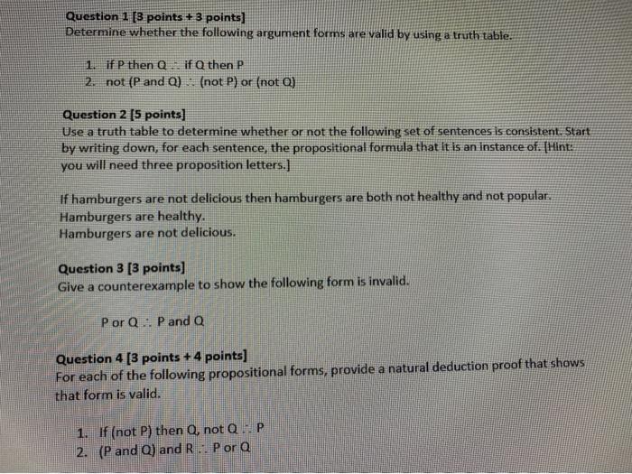 Solved Question 1 3 Points 3 Points Determine Whether Chegg Com